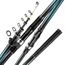 Caña de Rock Fishing Telescópica – Alto Carbono Ultraligera