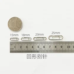 DNDYUJU 30 Uds 304 señuelo de pesca de acero inoxidable Snap pesca giratorio enclavamiento bonito Pin señuelo conector accesorios de pesca