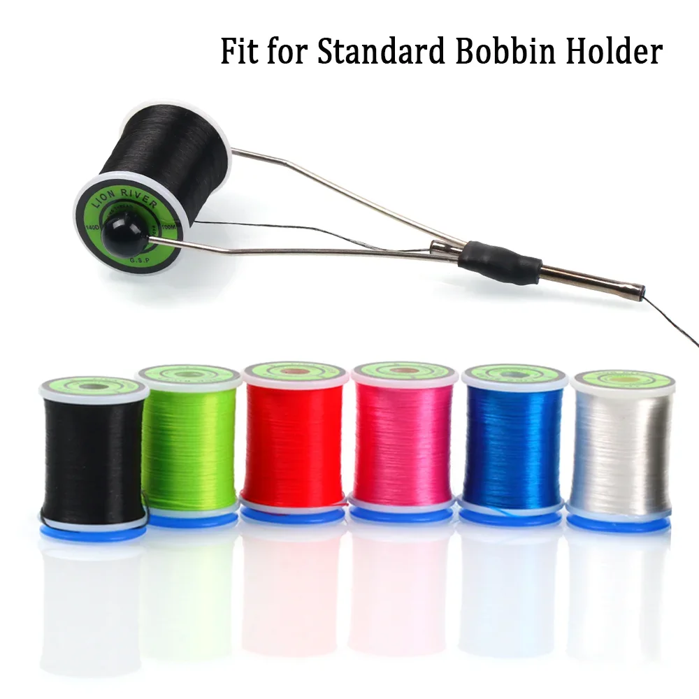 Wifreo-hilos de atado de moscas, hilo de polietileno de alta resistencia, Material de atado de moscas, lubina, Lucio, agua salada, 2 carretes, 140D, GSP - imagen 5