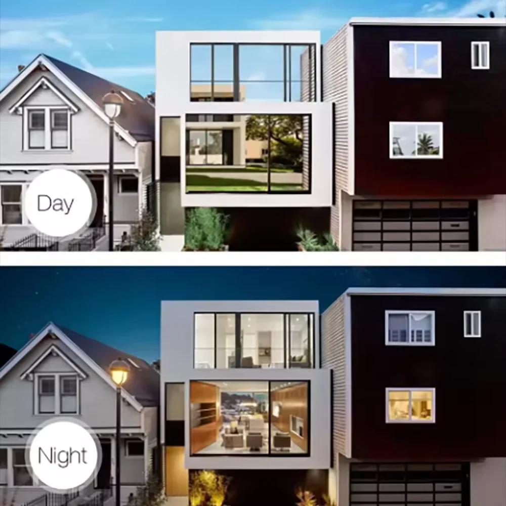 Protección solar, aislamiento para el hogar, película de vidrio para ventanas, balcones, espejos unidireccionales, pegatinas de película para ventanas, protección de privacidad - imagen 5