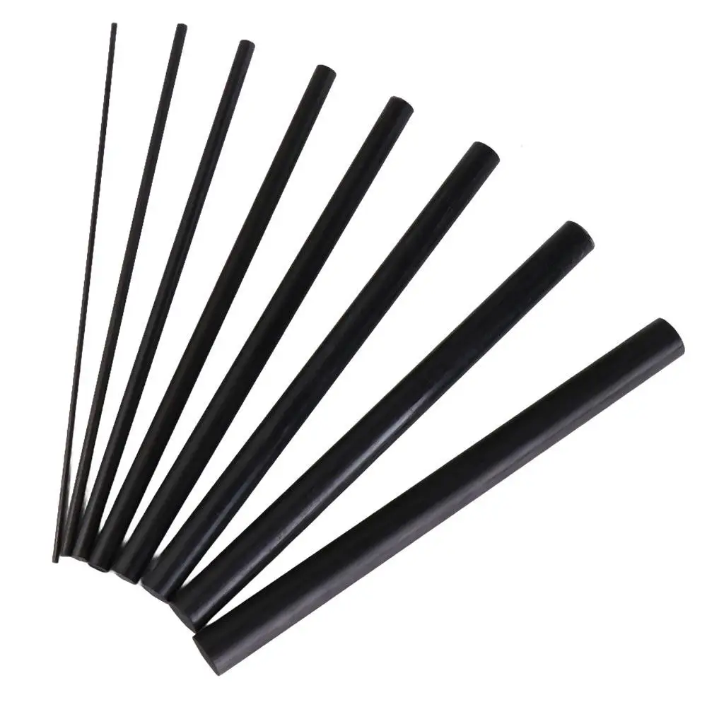 Varillas de fibra de carbono de alta resistencia, barra de refuerzo de peso ligero, Kit de reparación de caña de pescar, hilo de envoltura de 1mm ~ 10mm - imagen 5