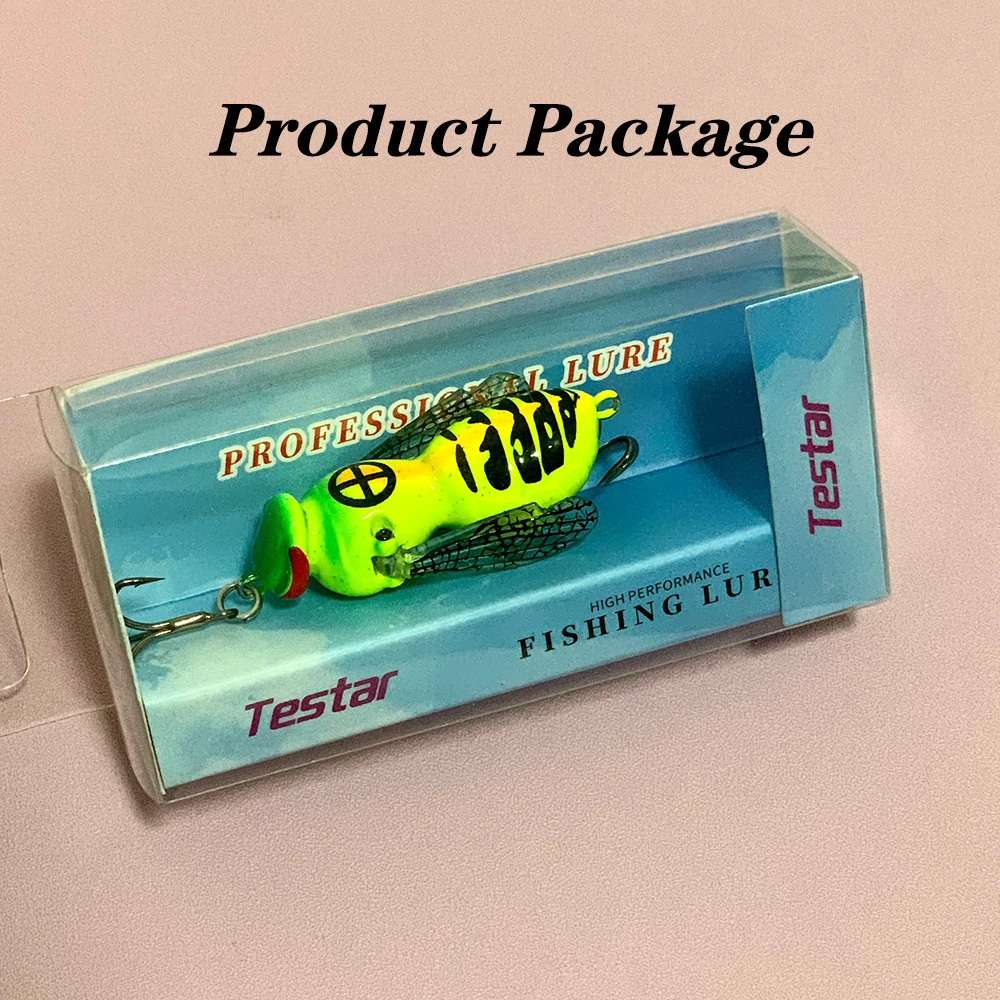 Testar Wasp Crawl Bait de superficie flotante para lubina y trucha - imagen 5