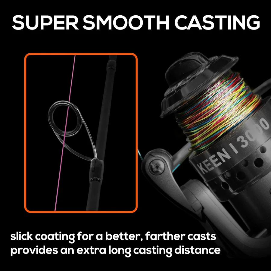 16 hebras 1000m 1500m núcleo hueco 100% PE hilo de pescar trenzado extremo 55LBs/250LBs productos de pesca de mar de agua salada - imagen 5
