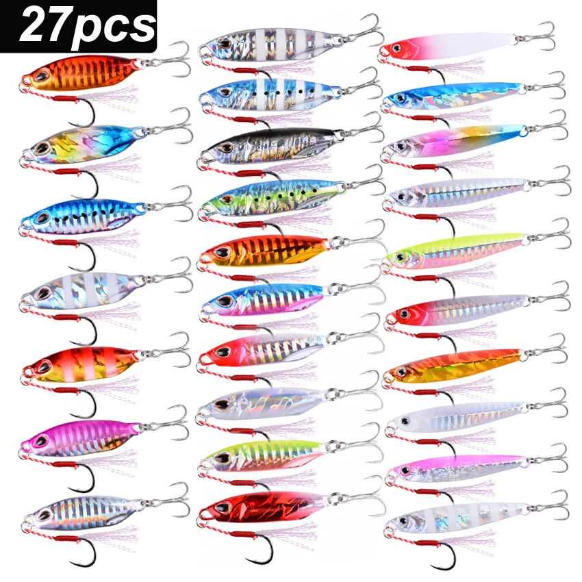 Conjunto cucharas metálicas Jigging – Señuelos para lubina premium - imagen 5