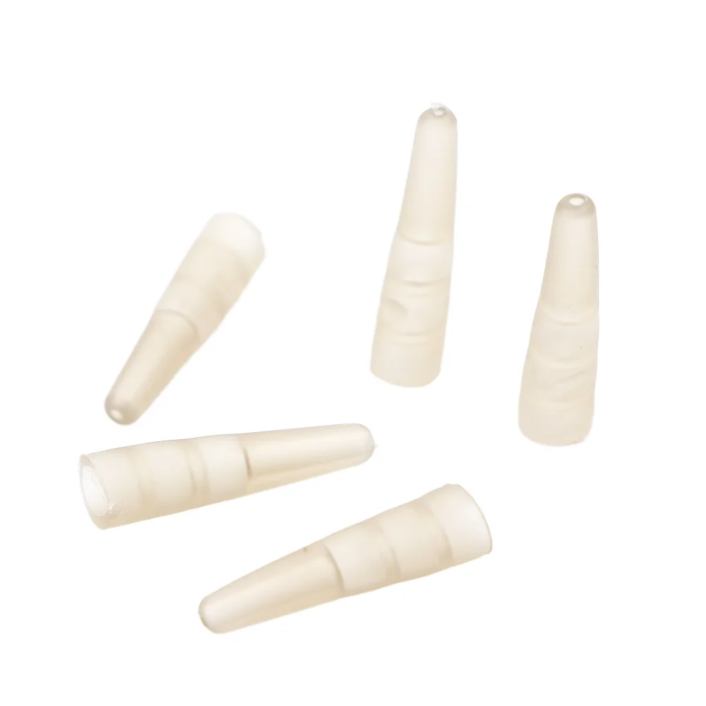 Tubos de goma de cola de 50 piezas para Clips de plomo de seguridad, Mangas de aparejo de pesca de carpa, 17 Mm/0,67 pulgadas - imagen 4