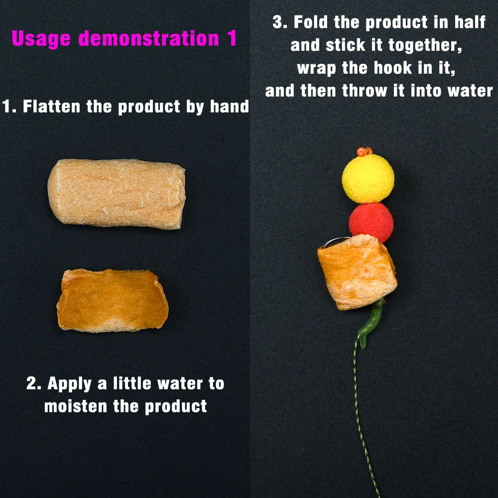 MNFT 50 Uds pepitas PVA disolución de agua espuma emergente antiemaranjes accesorio de pesca de carpa para aparejos de pesca de carpa fundición - imagen 5