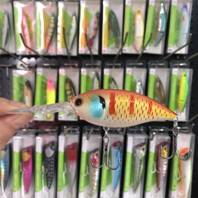 LURETV Dulle Deep Dive Flotador graso Mino 120F Bass Booby Boca Luria Cebo falso Rock japonés Pequeño gordito 9034 - imagen 4