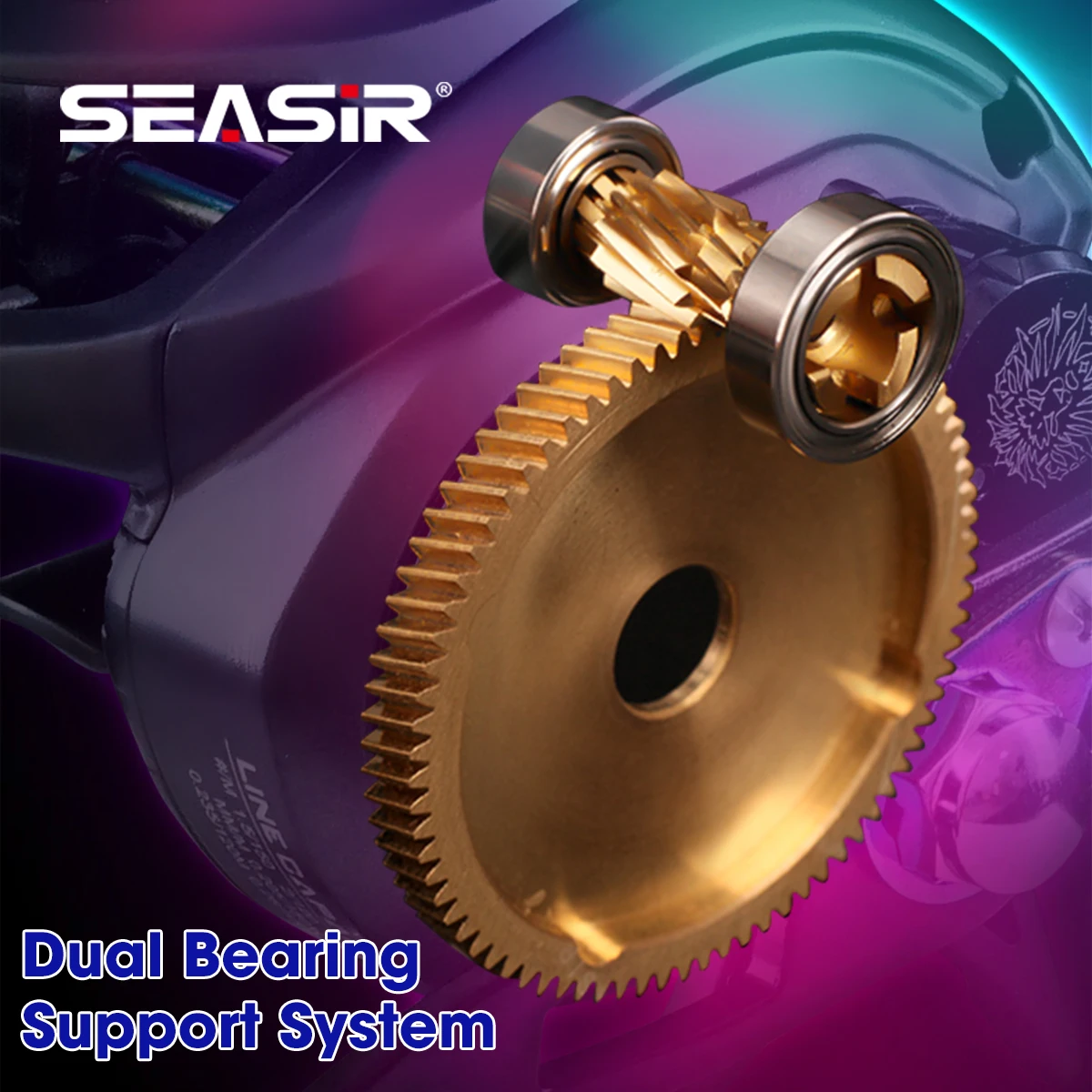 Seasir Rexcast DC Carrete Baitcasting Long Cast Control Digital 3 Modos - imagen 4