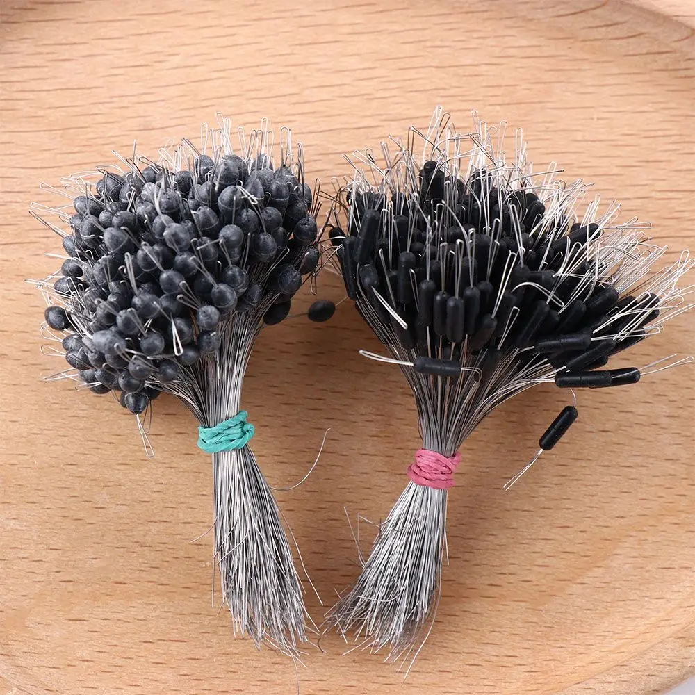 Aparejos de pesca, tapón de goma ovalado transparente, resistencia de sedal, flotador de pesca de frijol espacial de silicona, Bobber de pesca - imagen 4