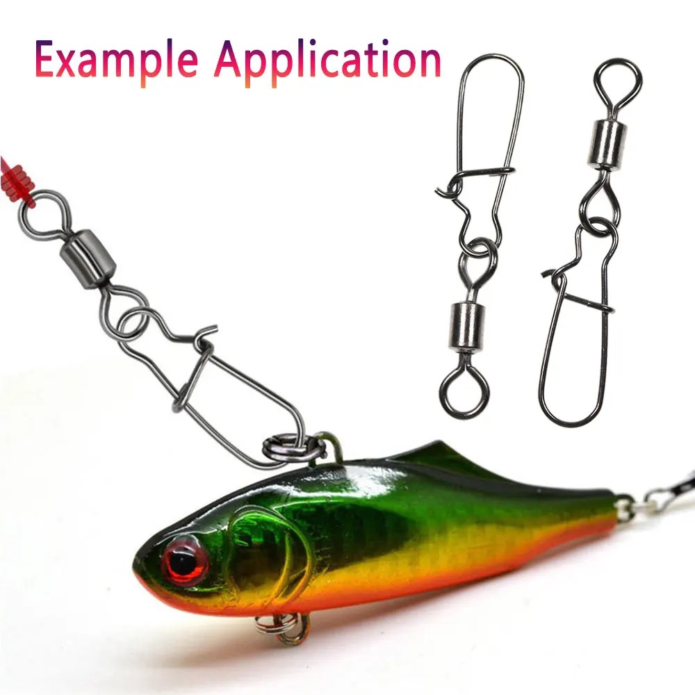 Bimoo-señuelo giratorio con enclavamiento, accesorios de pesca de Lucio, Pin conector, aparejo, peso, plomo, anzuelo - imagen 5