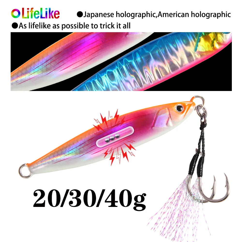 Micro plantilla Shore Jig 7g-40g para lubina salada - imagen 3
