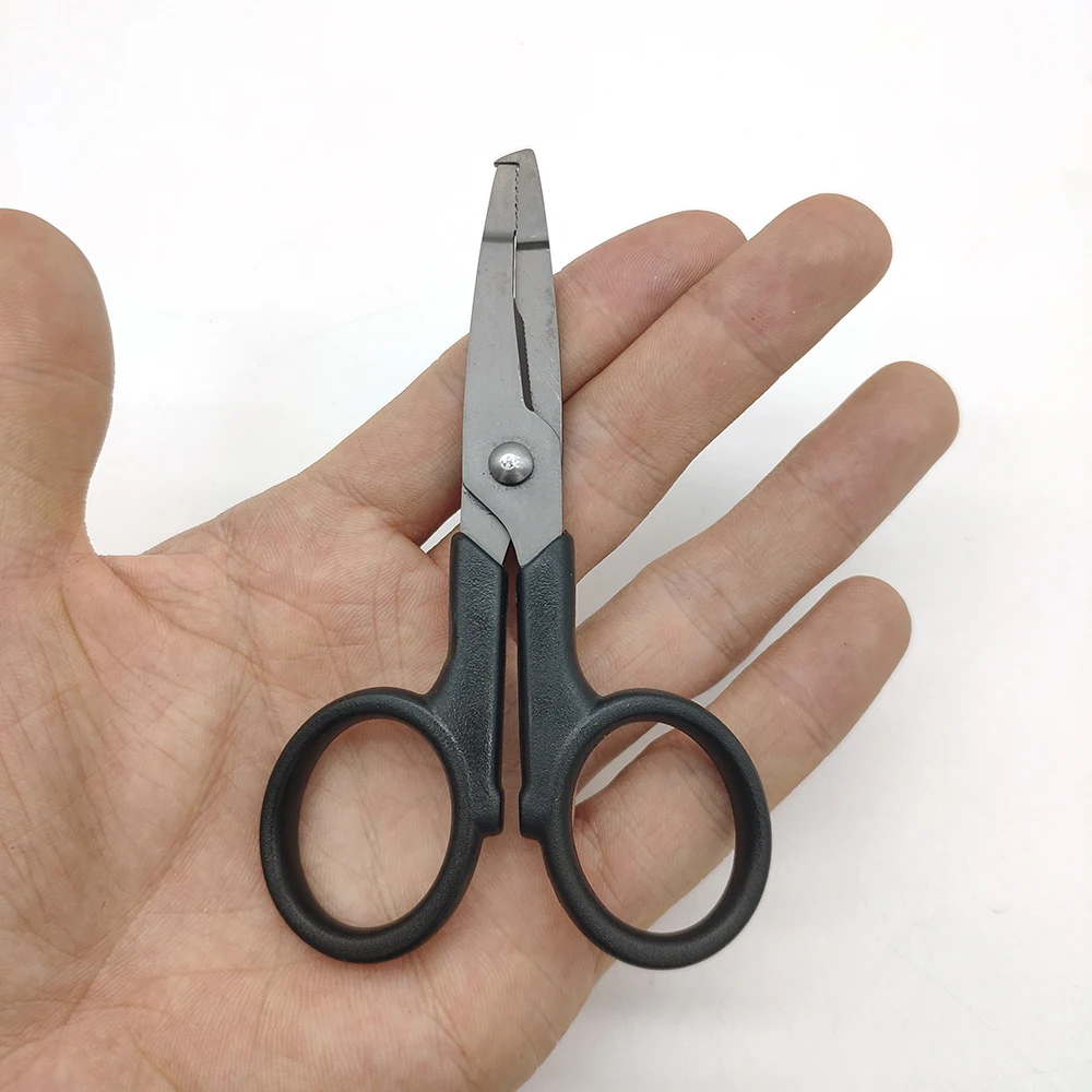 Tijeras de pesca pequeñas, herramientas portátiles de acero inoxidable para uso en línea de PE, señuelo para exteriores - imagen 5
