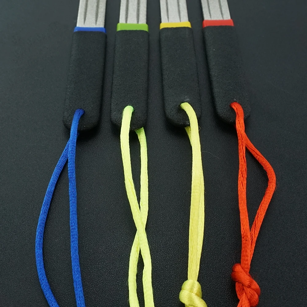 Afilador de anzuelos de pesca Hirisi, herramientas portátiles para afilar anzuelos de piedra para accesorios de pesca al aire libre HS02 - imagen 5