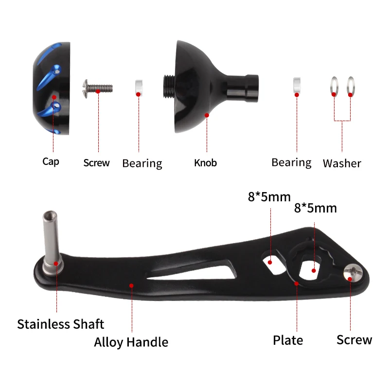 Mango Carrete Ruke Aluminio – Compatible Shimano Daiwa - imagen 4