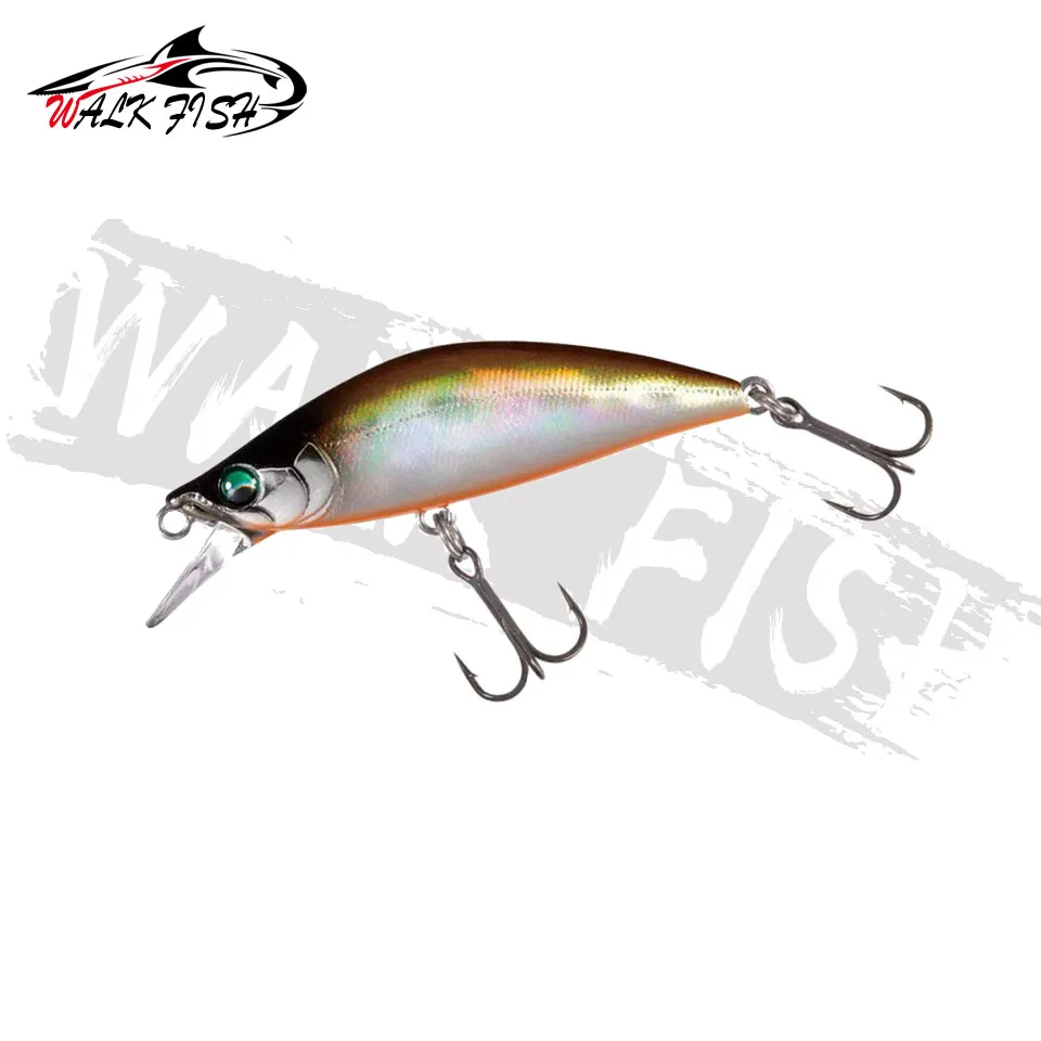WALK FISH-señuelo de pesca duro Crankbait Stream para perca, Lucio, trucha, lubina, 50mm, 5,2g, diseño japonés, 1 unidad - imagen 2