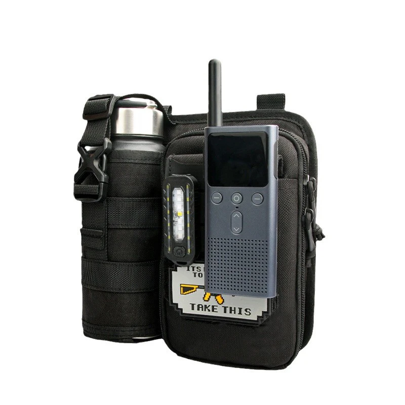 Riñonera táctica Molle para pesca, funda para botella, bolsas de pecho todo en uno, bolsa de escalada para senderismo al aire libre, riñonera de almacenamiento para caza - imagen 4