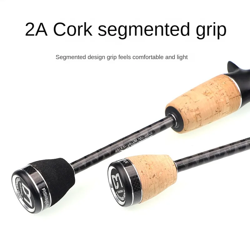 Full Fuji A Guide Super Soft Trout Fishing Rod Ultralight Spinning Casting Lure Pole 1.37m1.51m1.68m1.83m 2 Seciton Lure 1-8g - imagen 5