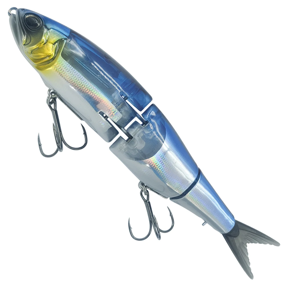 BASSKING-señuelo de lápiz flotante con Flash integrado, cebo de 19cm/50g, de varias secciones - imagen 3