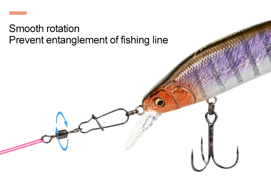 Set de 50 conectores pin MEREDITH para pesca