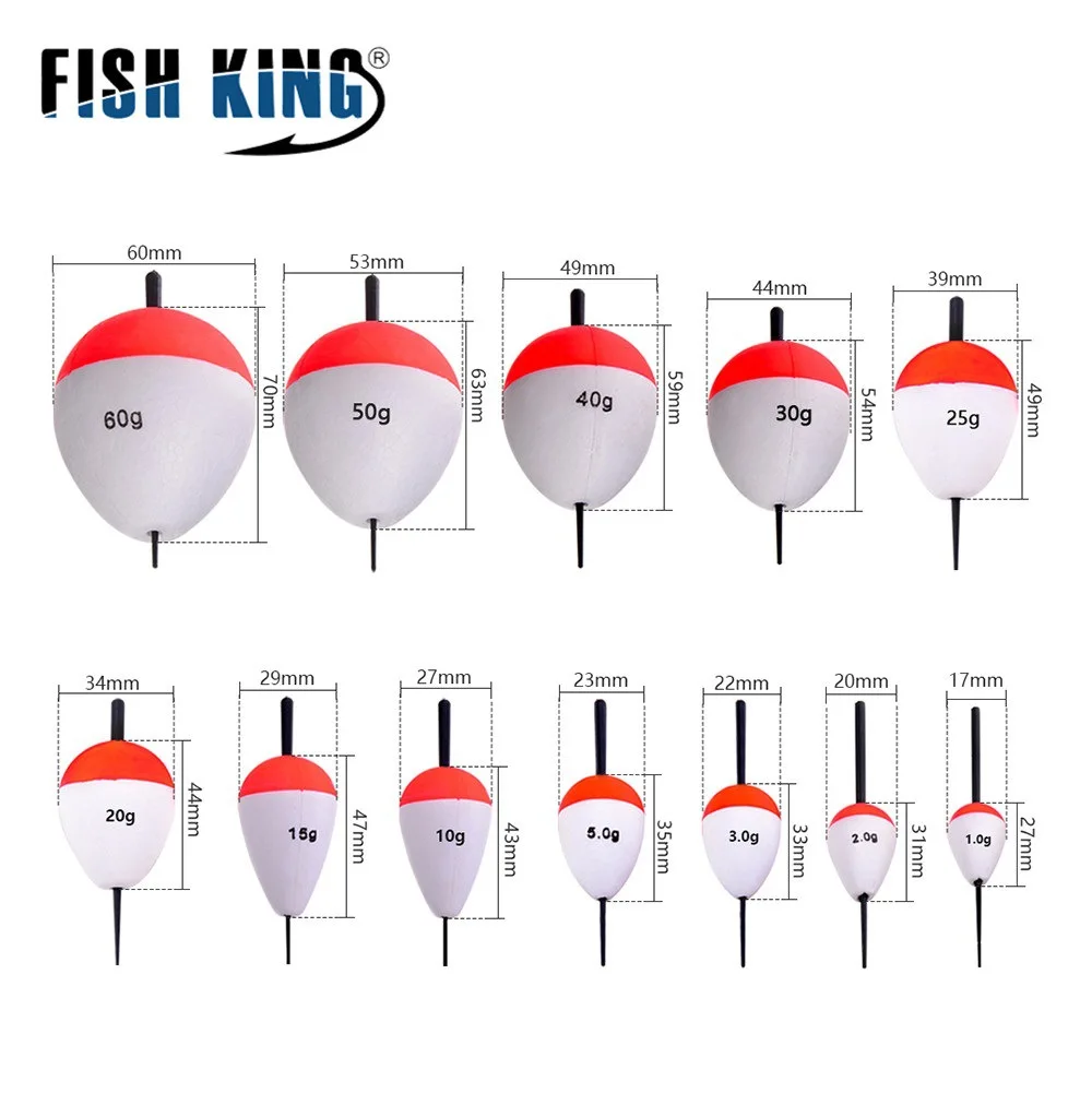 Juego de flotadores de pesca de 5 uds., accesorios de flotador Vertical de Material EVA, adecuados para accesorios de pesca profesionales, pesca en el mar - imagen 2