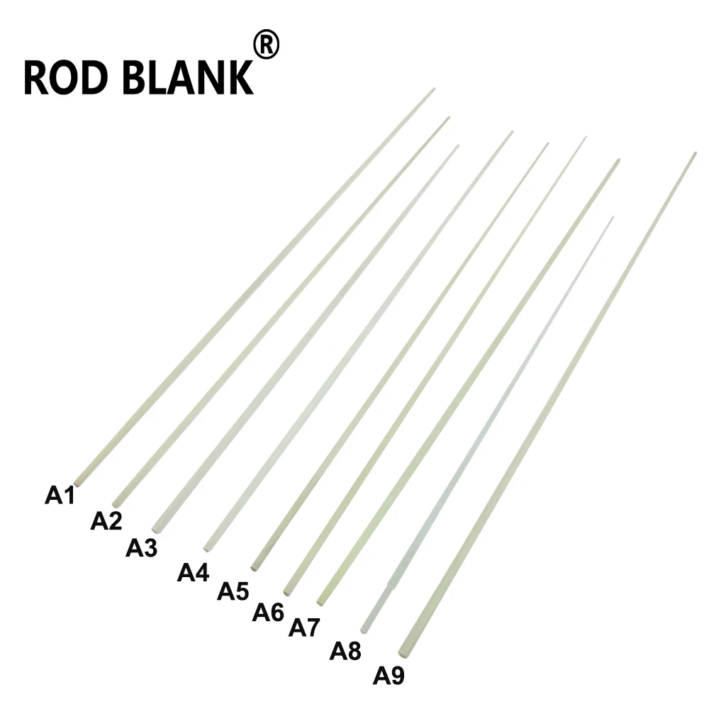Blanco de Caña Fibra de Vidrio Sólido 37-47cm para Reparación