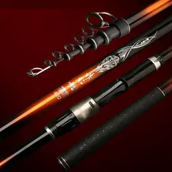 Caña Geegan ZZ268 de carbono con acción rápida para pesca en roca
