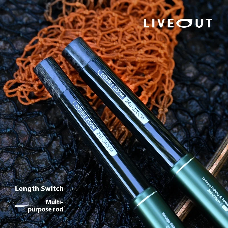 Caña de pesca portátil LIVEOUT multifuncional para viaje - imagen 3