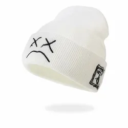Gorro de punto pesca acrílico bordado alta calidad rotación Hip-hop