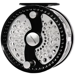 Carrete de pesca con mosca clásico de alta calidad, sistema de arrastre de disco de aluminio mecanizado CNC 7/9WT, pesca de salmón