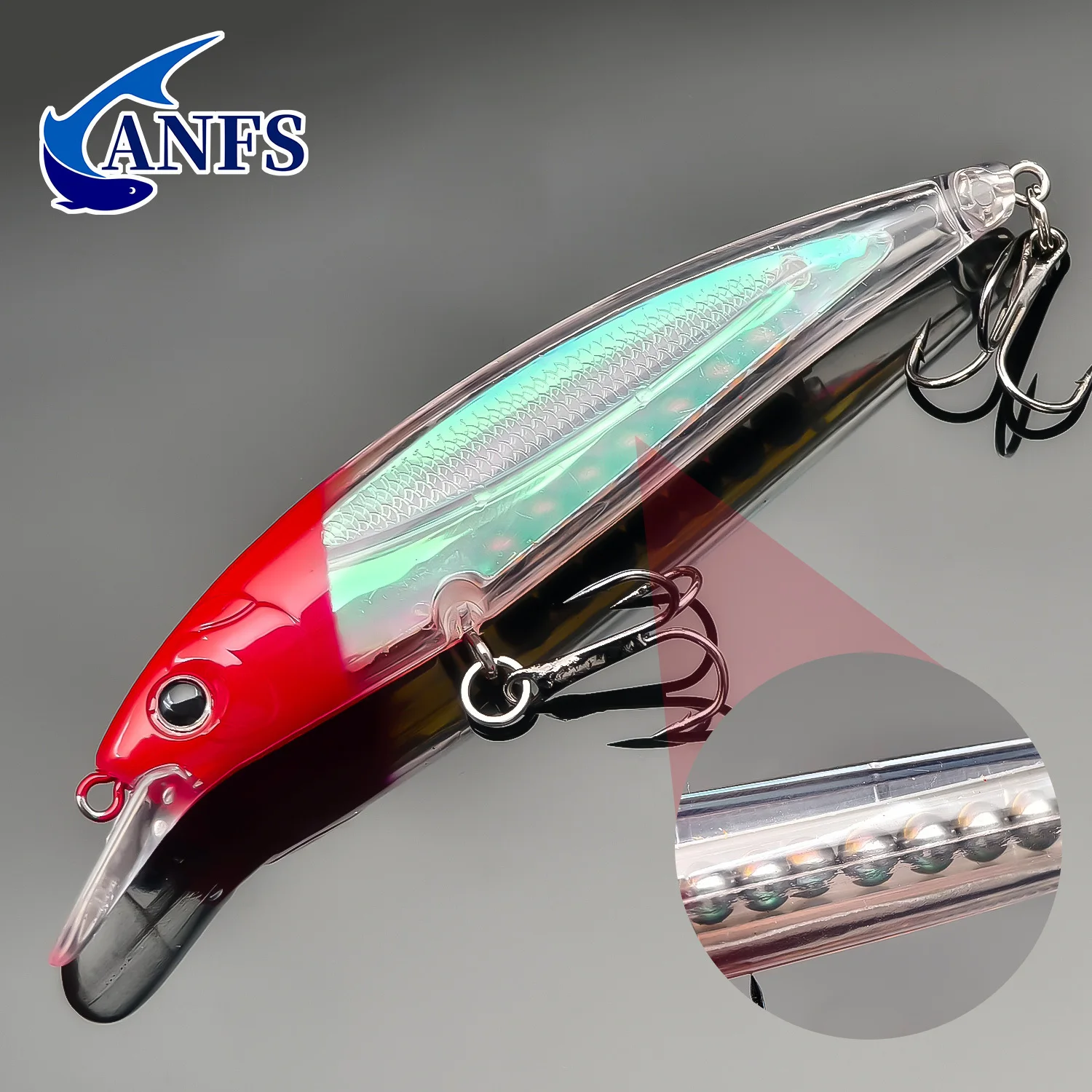ANFS Kit de Señuelos de Pesca de 3 Piezas: Cebo Artificial para Pesca en Agua Dulce y Salada, Regalo Perfecto para Pescador - imagen 2
