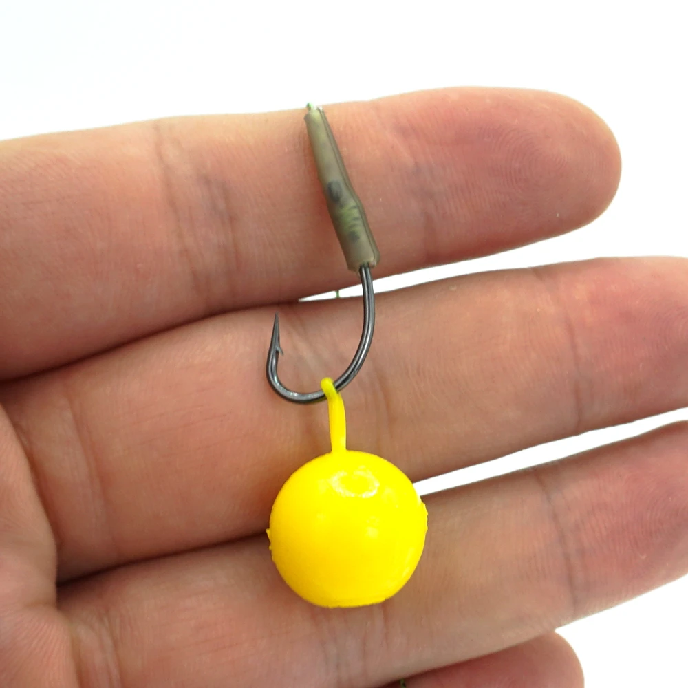 Hirisi, 8 Uds., cebo de bola flotante, sabor a maíz, cuentas de flotador de pesca, cebo suave Artificial de silicona, flotadores de goma, cuentas de bolas MA102 - imagen 5