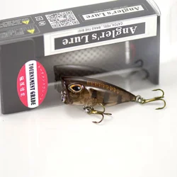 Señuelos de pesca con cebo duro Countbass Popper, Wobbler, tapón de agua dulce para pesca de lubina, 40mm, 3,6g