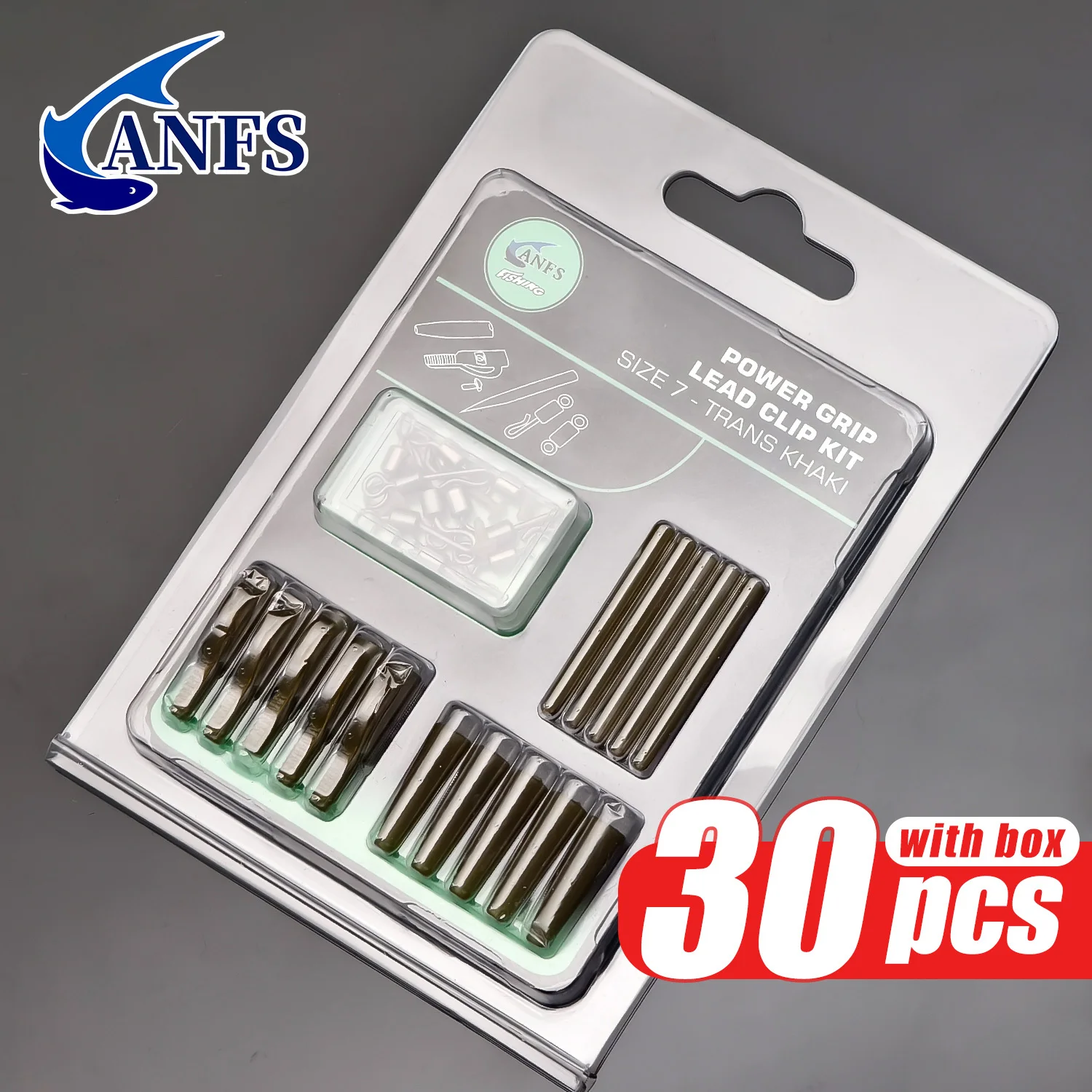 ANFS Clips de plomo para carpa – Manga antienredos y cambio rápido - imagen 2