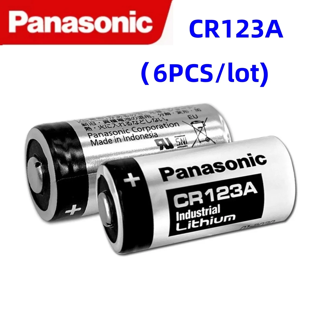 Pila CR123A litio Panasonic 3V compatible cámara Arlo - imagen 3