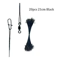 20pcs 21cm black