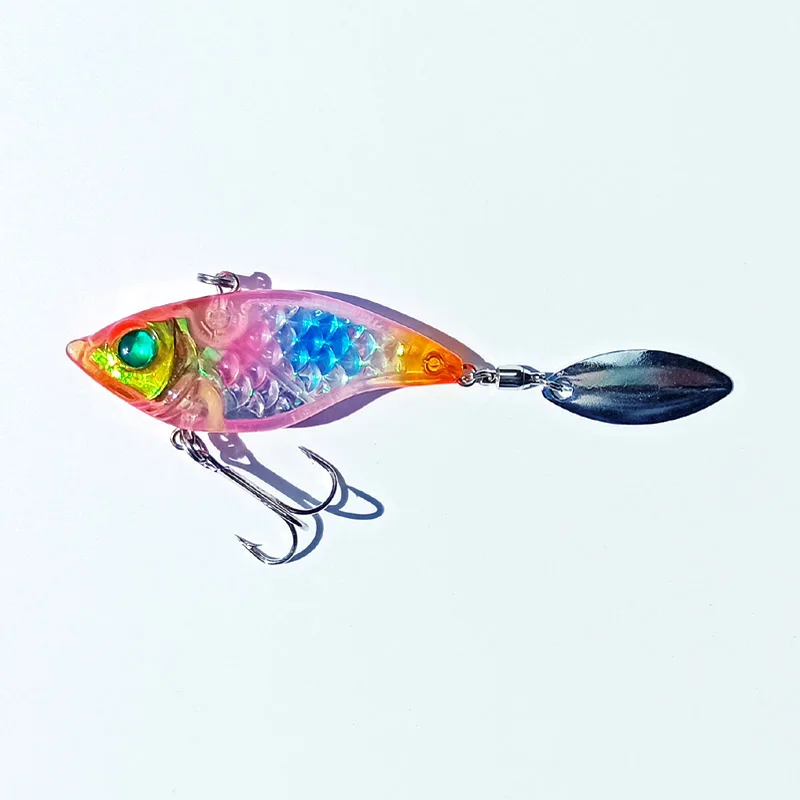 Señuelo de plástico duro VIB, anzuelo de pesca afilado, lubina, caballa, pargo, corvina amarilla, nuevo, 15G, 21g, 28G - imagen 3