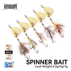 Kingdom Spinner Bait señuelo lucio cuchara metal