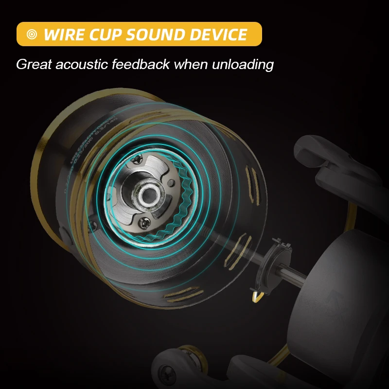 MEREDITH carrete de pesca giratorio carrete de Metal 5,2: 1 4 + 1BB rodamientos de bolas carrete de pesca de carpa 1000-7000 línea de Metal taza aparejos de mar - imagen 5