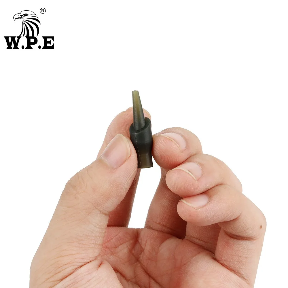 20 piezas alimentador de pesca con cuentas de cambio rápido, equipo de aparejos de carpa de descarga instantánea, Terminal de cuentas, cambio estable de longitud del gancho - imagen 2