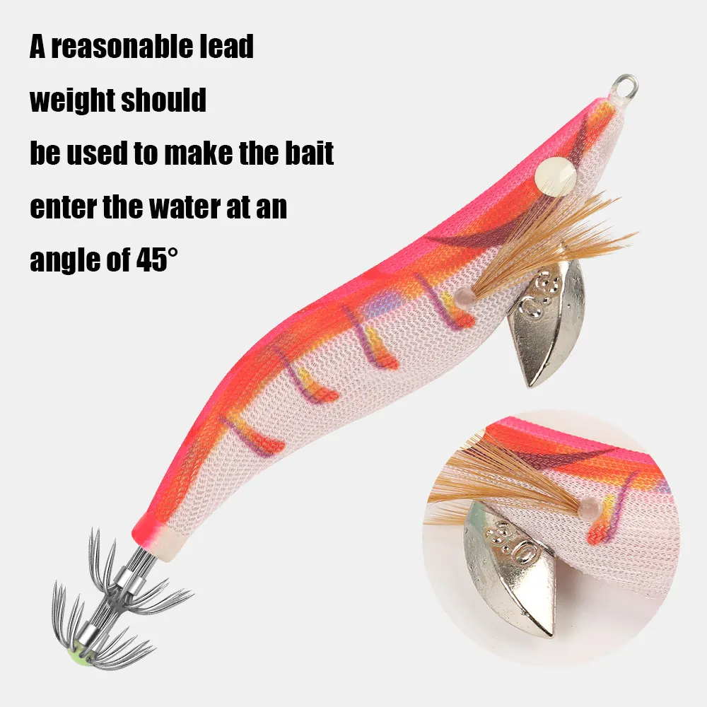 Un señuelo de pesca con un gancho plateado y un cuerpo rosa