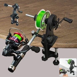 Bobinadora de línea de pesca ligera portátil, bobinadora de línea resistente antioxidante, accesorios de pesca, herramientas de pesca para carrete de pesca
