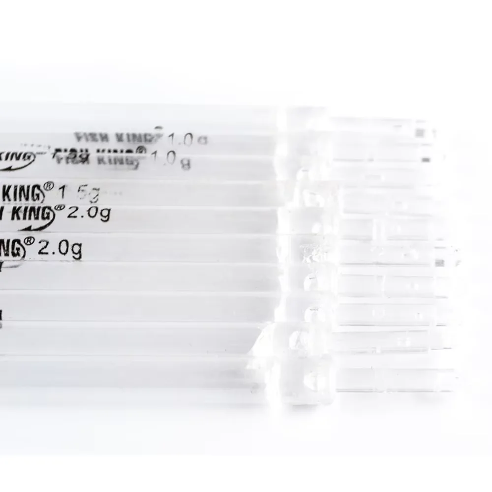 10 unids/set 1/1, 5/2/2, 5/3g tamaño mixto flotador de pesca de plástico duro con tubo transparente boya Vertical aparejos de pesca - imagen 5