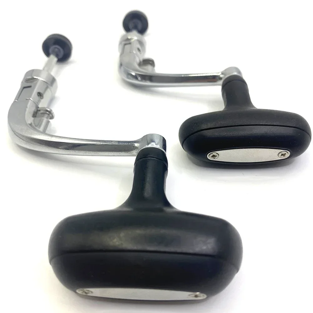 Manivela de carrete de pesca, carrete giratorio, manivela de accesorios totalmente metálicos, manivela de carrete de pesca, equipo de pesca, manivela plegable de Metal - imagen 3