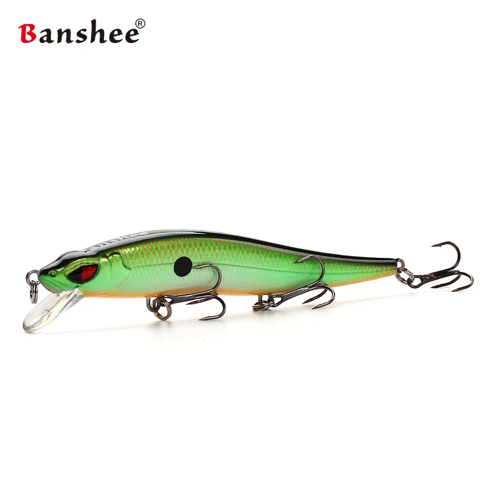 Señuelo de pesca de pasarela con bola de acero, 100mm, 10g, Jerkbait para Lucio, trucha, perca, Wobbler, hundimiento, Crankbait duro, cebos artificiales