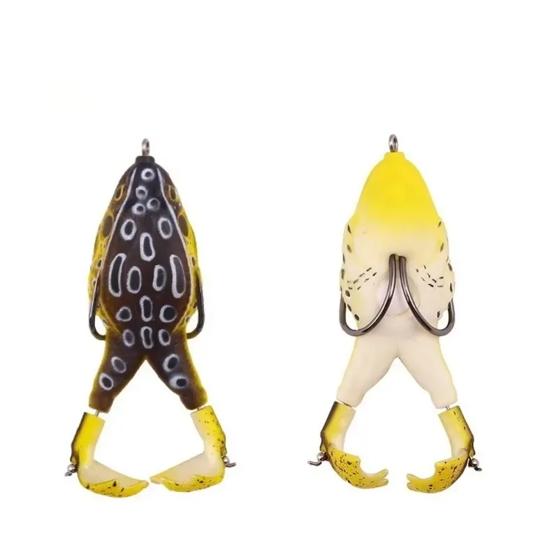 Señuelo de rana con patas de doble hélice, cebos blandos de silicona de 9cm y 13,6g, Wobblers de superficie, cebo Artificial para lubina, herramientas de pesca de bagre - imagen 4