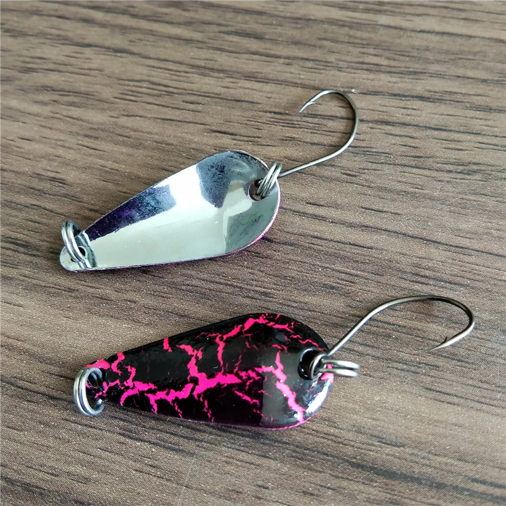 Cucharilla Mini Metal Cobre – Señuelo Trucha Agua Dulce - imagen 5