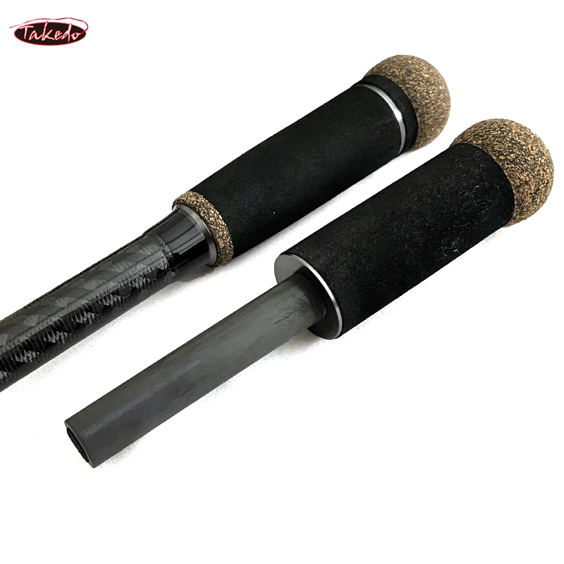 TAKEDOTN92 PT65CXH-6 caña de pescar giratoria de viaje de alta calidad, señuelo de lubina de fibra de carbono, cañas de fundición para Surf, caña ajustable de 6 secciones - imagen 5