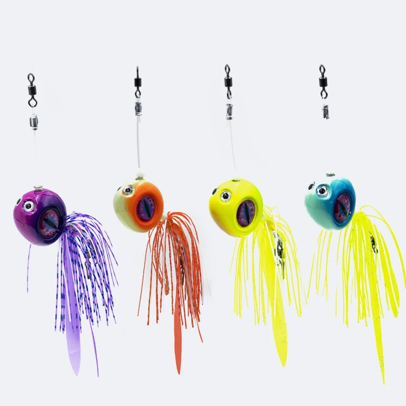Jig de alambre ZYZ luminoso con ojo simulado – Pesca en barco y fondo - imagen 2