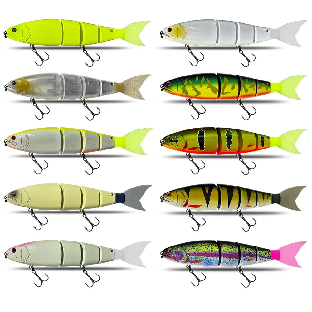 Swimbait-señuelo flotante articulado, cebo gigante Balam 245 flotante para lubina grande, señuelo duro GiantBait Balam245 - imagen 5