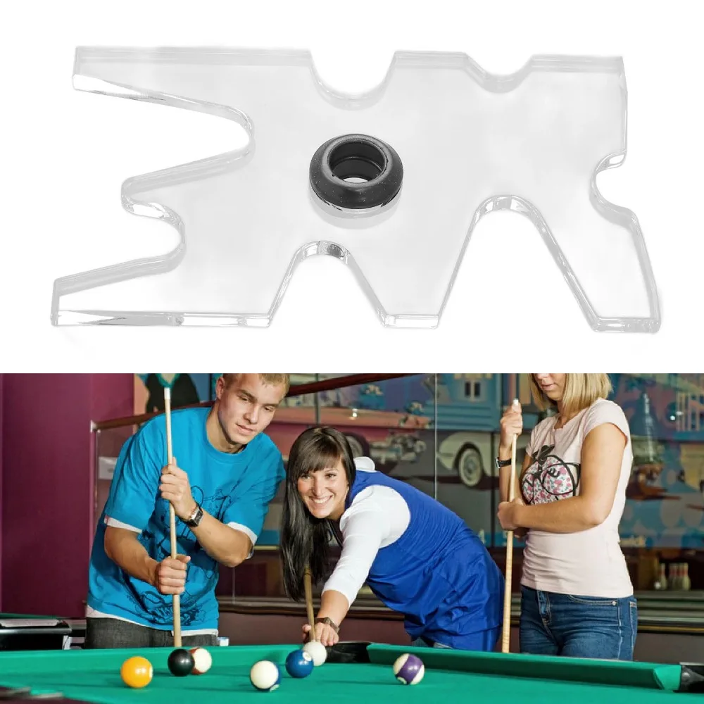 Puente billar acrílico transparente con goma desmontable – Snooker portátil - imagen 5